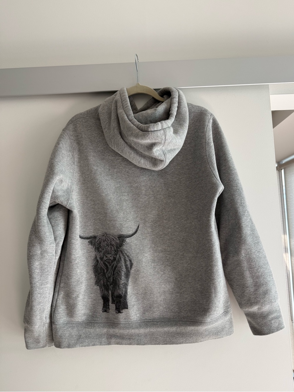 Highland Cow Fleece Hoodie